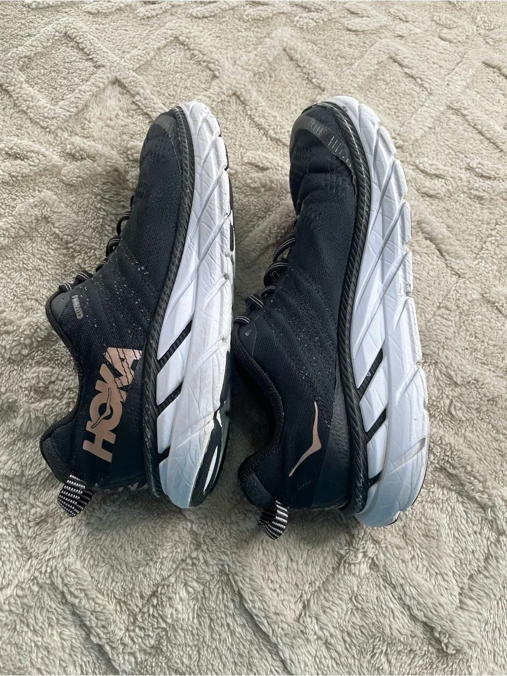Hoka Black  Athletic Sneakers Size 7  Athletic Shoes